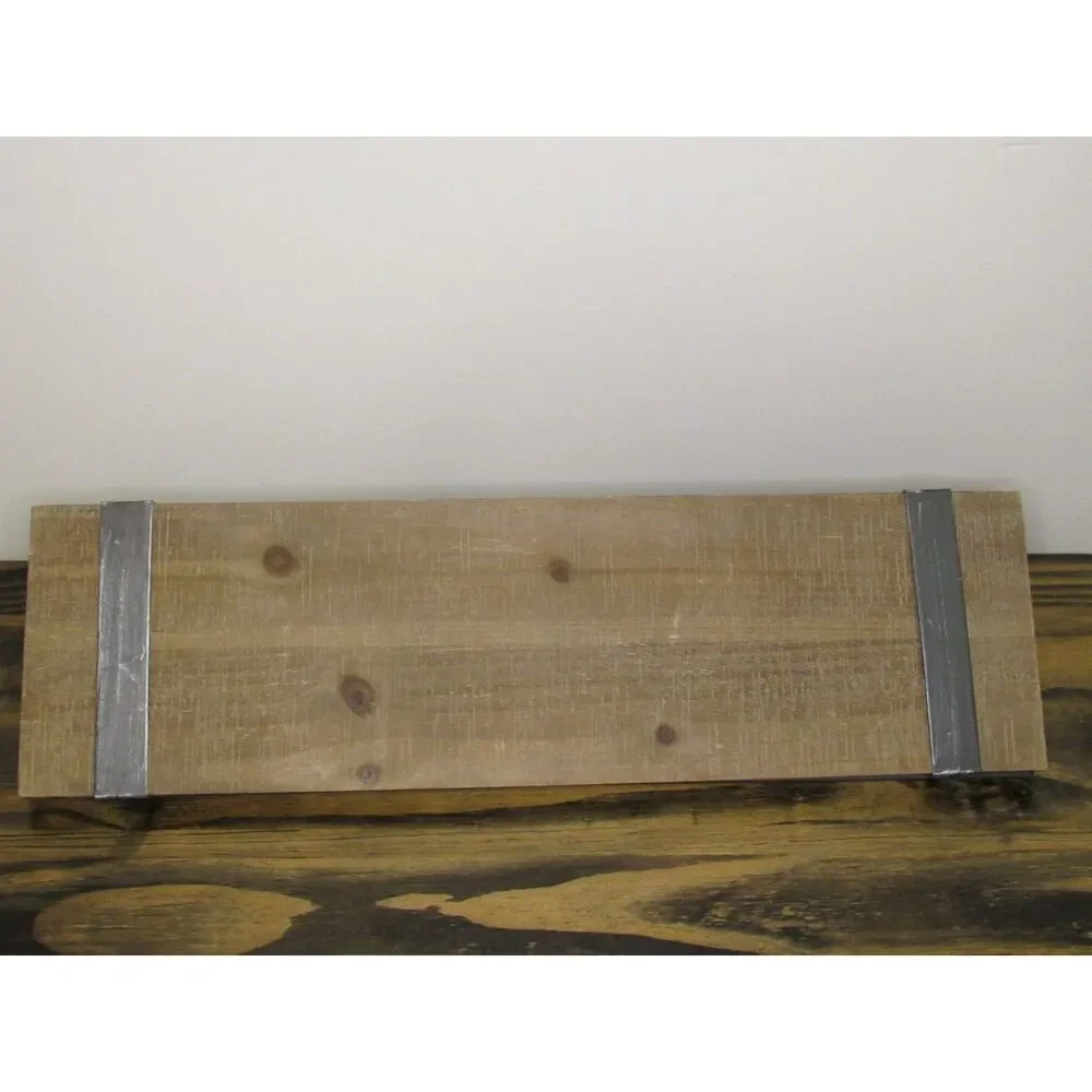 Glitzhome Decorative Ledge Floating Wall Shelf - Rustic Farmhouse Aesthetic